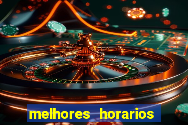 melhores horarios pagantes fortune tiger